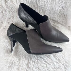 Anne Klein Contrasting Design Booties Size 9